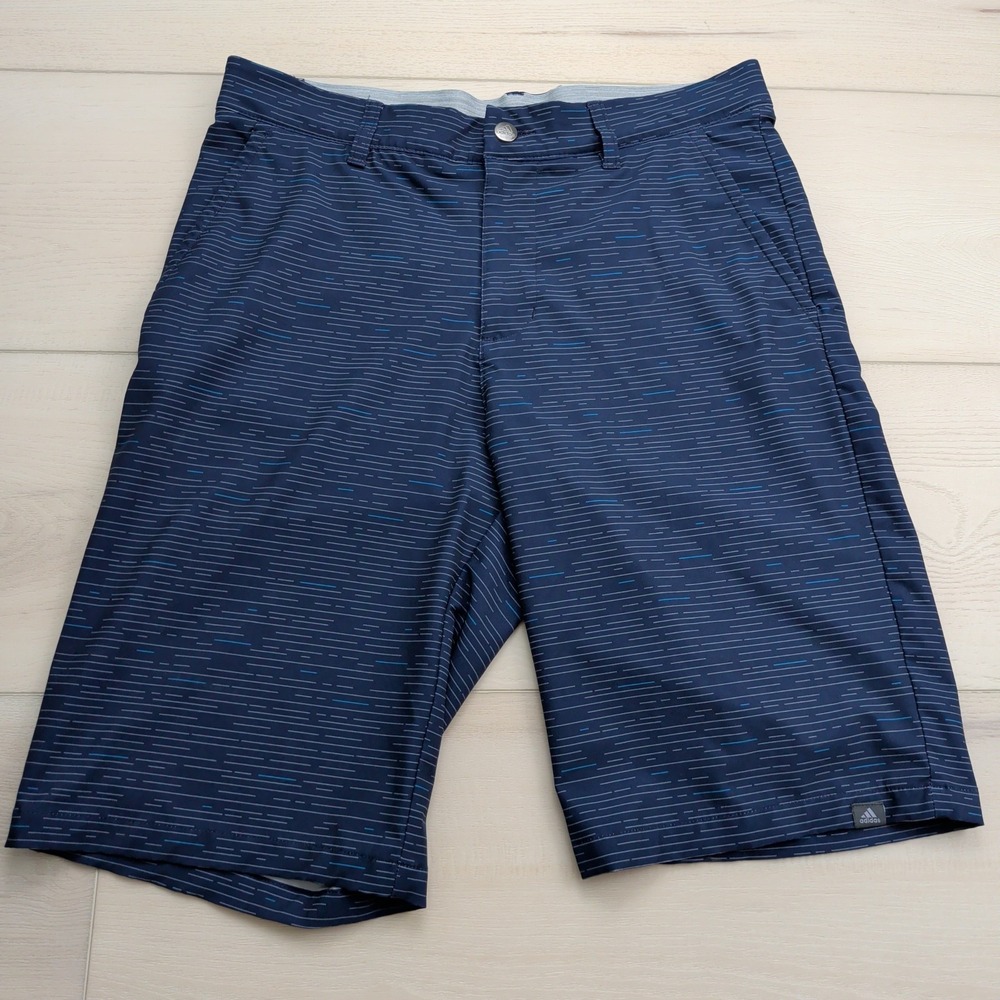 Adidas Ultimate 365 Dash Golf‎ Shorts Mens 30 Blue Flex Grip Waist Performance